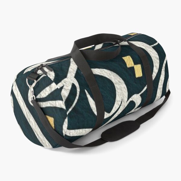 Item preview, Arabic Calligraphy Abstract Pattern Gold Dots Emerald Green Texture Art designed and sold by LYAN-STORE.