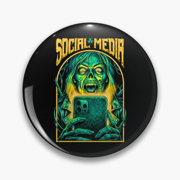 Item preview, Social Media Zombie Girl Funny Undead Woman Halloween designed and sold by GrandeDuc.