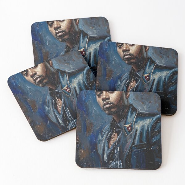 Item preview, Nas Rapper Oil Painting designed and sold by maretsad.