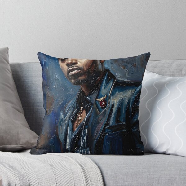 Item preview, Nas Rapper Oil Painting designed and sold by maretsad.