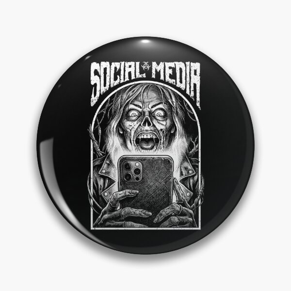 Item preview, Social Media Zombie Girl Funny Undead Woman Halloween designed and sold by GrandeDuc.