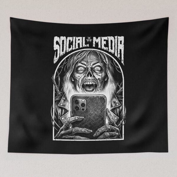 Item preview, Social Media Zombie Girl Funny Undead Woman Halloween designed and sold by GrandeDuc.