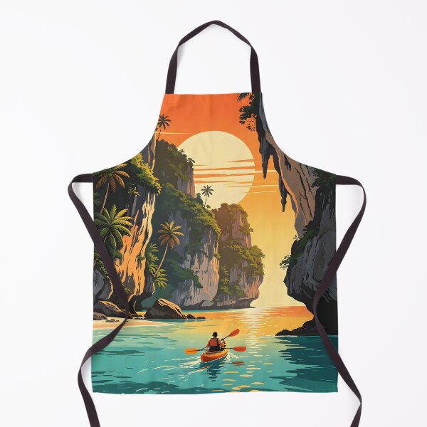 Item preview, Hong Island Lagoon Kayak – Retro Sunset Series designed and sold by Spirit of Siam.