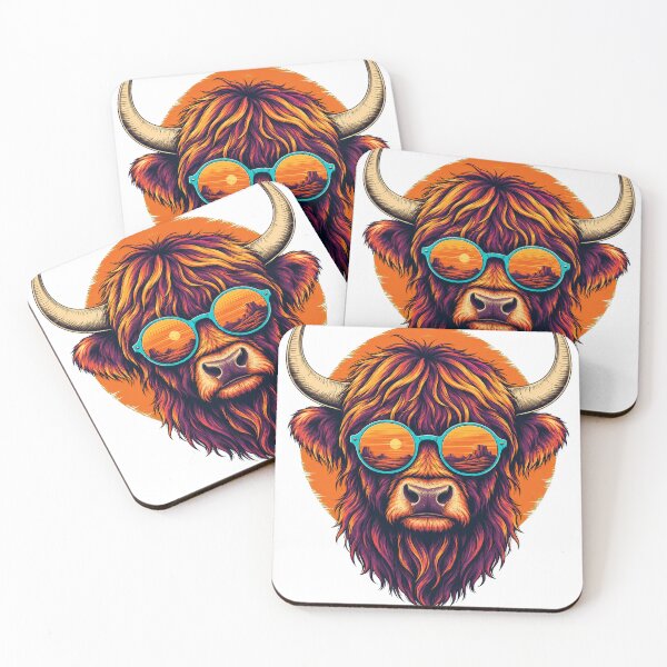 Item preview, Cool Buffalo With Sunset Sunglasses designed and sold by Lobory.