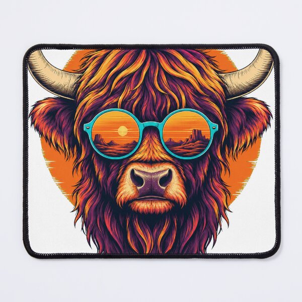 Item preview, Cool Buffalo With Sunset Sunglasses designed and sold by Lobory.