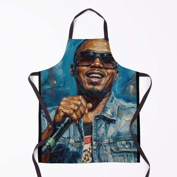 Item preview, Nas Rapper Oil Painting designed and sold by maretsad.