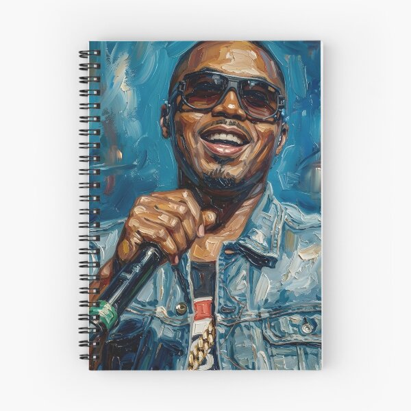 Item preview, Nas Rapper Oil Painting designed and sold by maretsad.