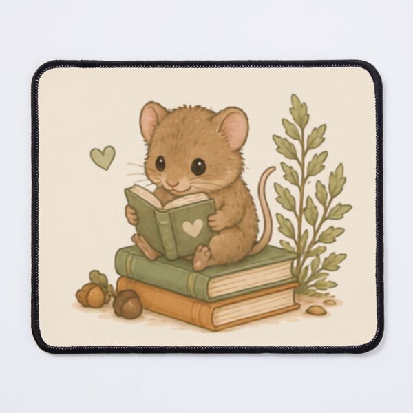 Item preview, Bookworm Harvest Mouse designed and sold by MellowMunchkins.