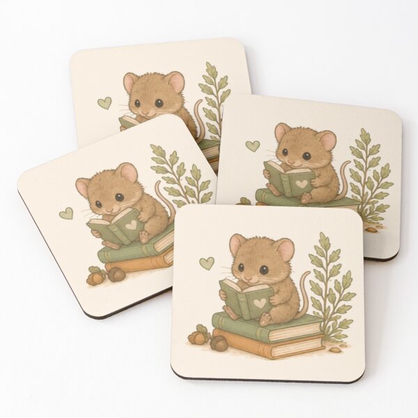 Item preview, Bookworm Harvest Mouse designed and sold by MellowMunchkins.