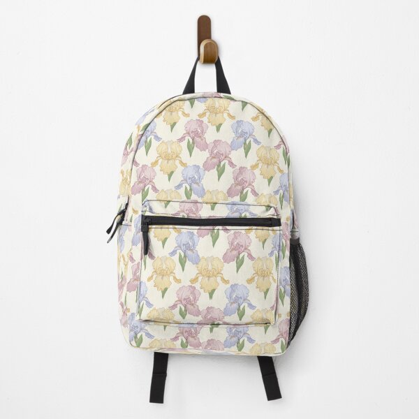 Item preview, Pastel Iris Flowers – Elegant Botanical Seamless Pattern designed and sold by The Digital Compass.