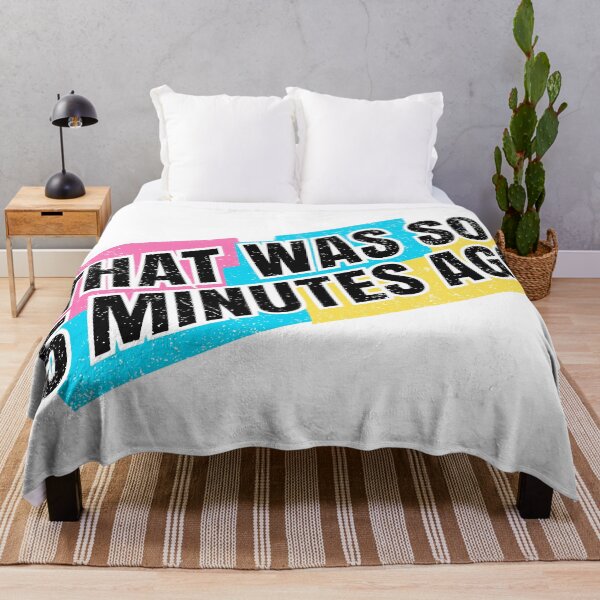 Item preview, That Was So 5 Minutes Ago Retro 90s Nostalgia Graphic designed and sold by ShirtRemarks.