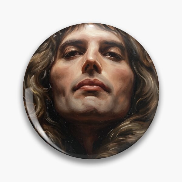 Item preview, freddie mercury oil painting designed and sold by maretsad.