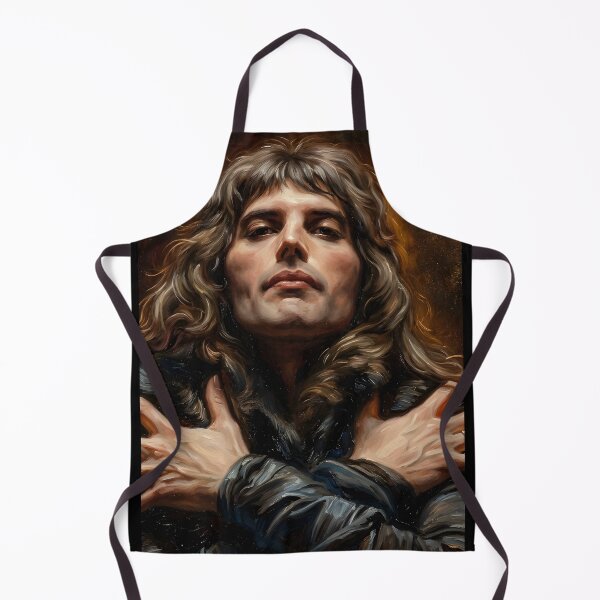 Item preview, freddie mercury oil painting designed and sold by maretsad.