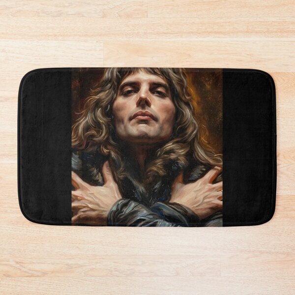 Item preview, freddie mercury oil painting designed and sold by maretsad.