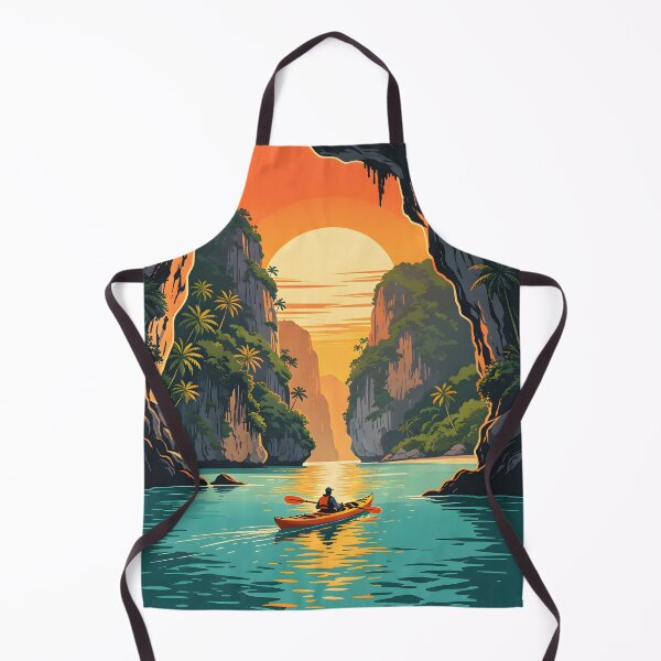 Item preview, Hong Island Lagoon Kayak – Retro Sunset Series designed and sold by Spirit of Siam.