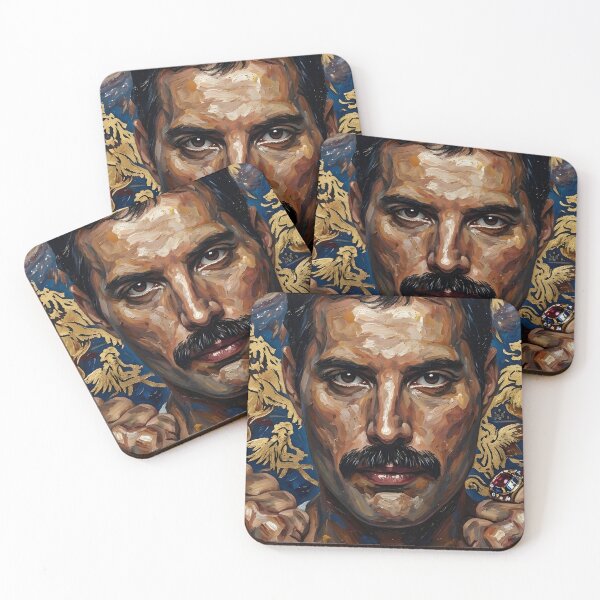 Item preview, freddie mercury oil painting designed and sold by maretsad.