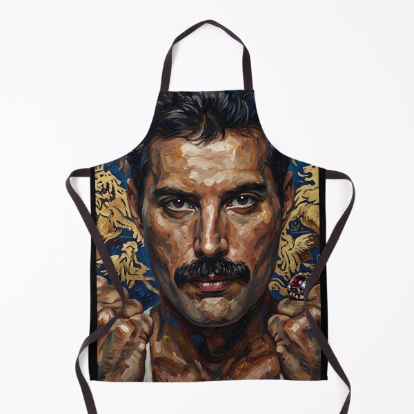 Item preview, freddie mercury oil painting designed and sold by maretsad.