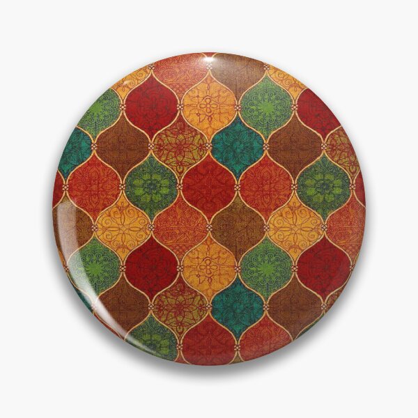 Item preview, Moroccan Mosaic Tile Pattern | Colorful Boho Geometric Seamless Design designed and sold by Pickachoo.