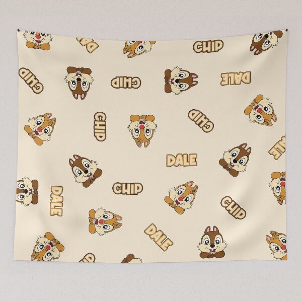 Item preview, Chip and Dale Cute Disney Chipmunks Illustration designed and sold by LudmylArt.