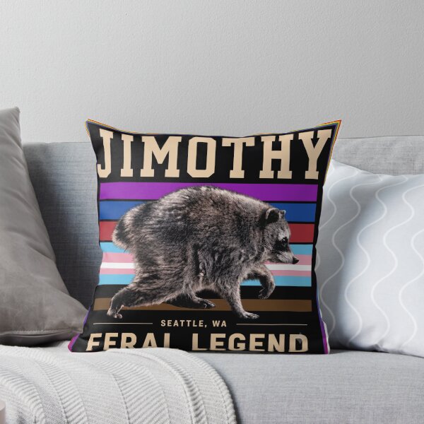 Item preview, Jimothy Raccoon The Feral Legend - Seattle Raccoon Pride Flag Design designed and sold by HayaasBoutique.
