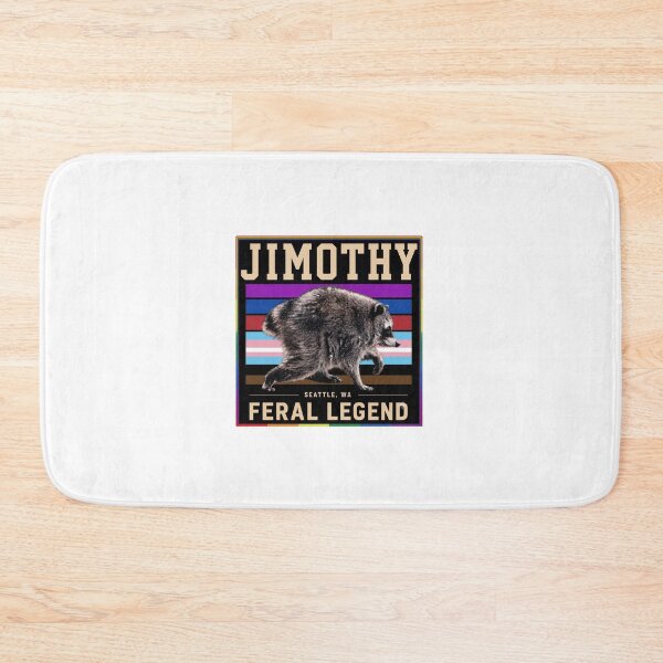 Item preview, Jimothy Raccoon The Feral Legend - Seattle Raccoon Pride Flag Design designed and sold by Freedom Line Studio.