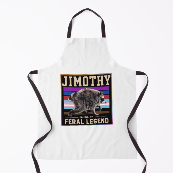 Item preview, Jimothy Raccoon The Feral Legend - Seattle Raccoon Pride Flag Design designed and sold by Freedom Line Studio.