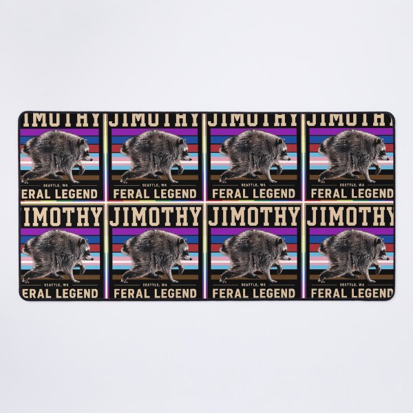 Item preview, Jimothy Raccoon The Feral Legend - Seattle Raccoon Pride Flag Design designed and sold by HayaasBoutique.