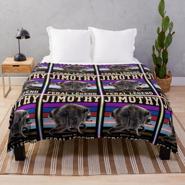 Item preview, Jimothy Raccoon The Feral Legend - Seattle Raccoon Pride Flag Design designed and sold by HayaasBoutique.