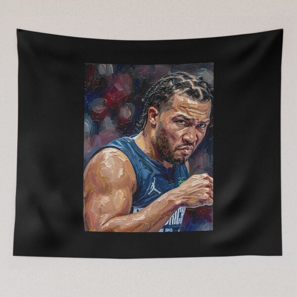 Item preview, Jalen Brunson Oil Painting designed and sold by maretsad.