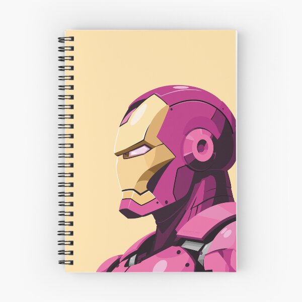 Item preview, Pink Iron Man Superhero Helmet Minimalist Vector Art designed and sold by LudmylArt.