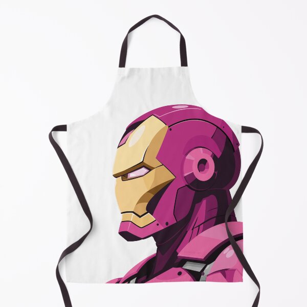 Item preview, Pink Iron Man Superhero Helmet Minimalist Vector Art designed and sold by LudmylArt.