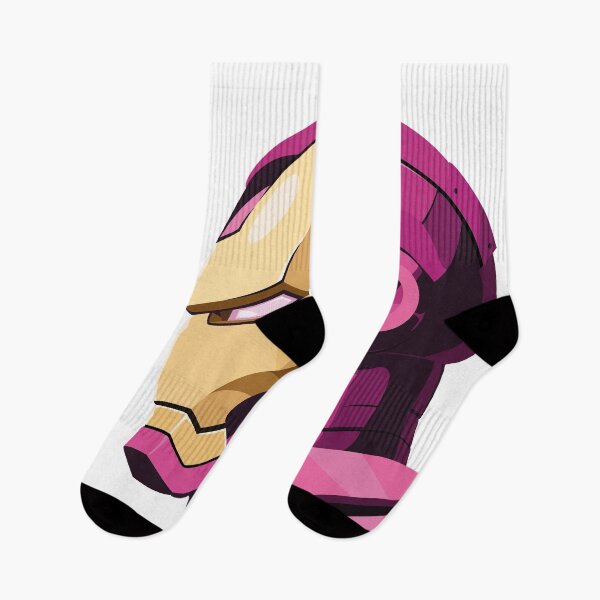 Item preview, Pink Iron Man Superhero Helmet Minimalist Vector Art designed and sold by LudmylArt.