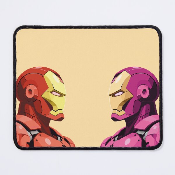 Item preview, Pink Iron Man Superhero Helmet Minimalist Vector Art designed and sold by LudmylArt.