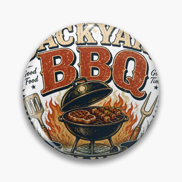 Item preview, Backyard BBQ Club – Funny Grill Master T-Shirt, Father's Day BBQ Shirt, Barbecue Lover Gift designed and sold by Bright Static.