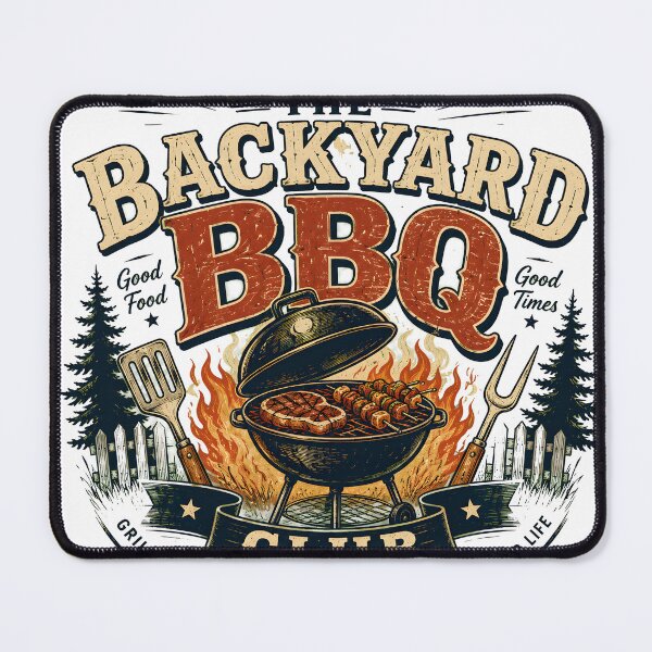 Item preview, Backyard BBQ Club – Funny Grill Master T-Shirt, Father's Day BBQ Shirt, Barbecue Lover Gift designed and sold by GracePixelArt.