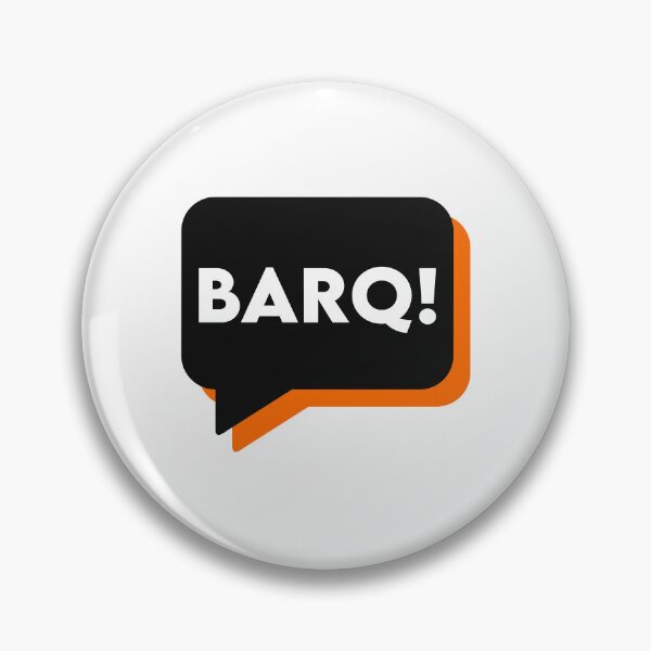 Item preview, BARQ Speech Bubble Bold Orange Logo designed and sold by junpart.