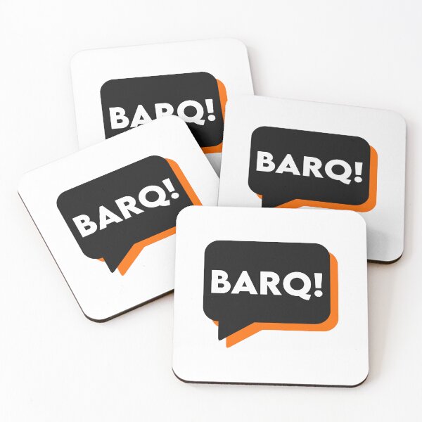Item preview, BARQ Speech Bubble Bold Orange Logo designed and sold by junpart.