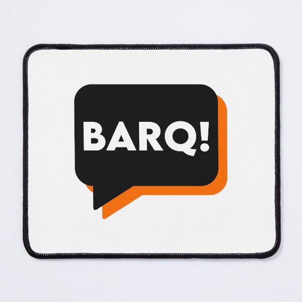 Item preview, BARQ Speech Bubble Bold Orange Logo designed and sold by junpart.