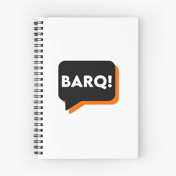 Item preview, BARQ Speech Bubble Bold Orange Logo designed and sold by junpart.