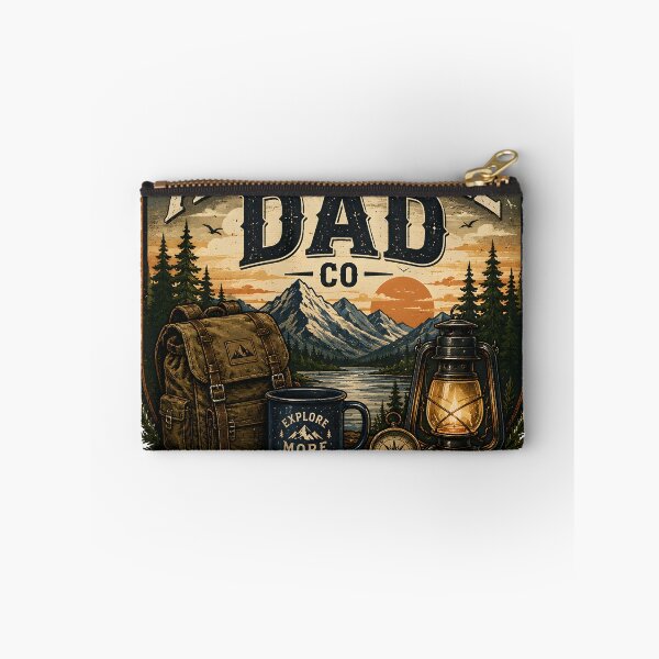 Item preview, Adventure Dad Co – Camping T-Shirt, Outdoor Adventure Graphic Tee, Father's Day Hiking Gift designed and sold by GracePixelArt.