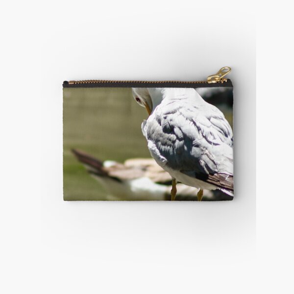 Item preview, Seagull Preening Itself on a Rock designed and sold by WilesNailsPower.