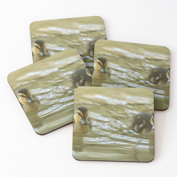 Item preview, Ducklings Swimming in Pond designed and sold by WilesNailsPower.