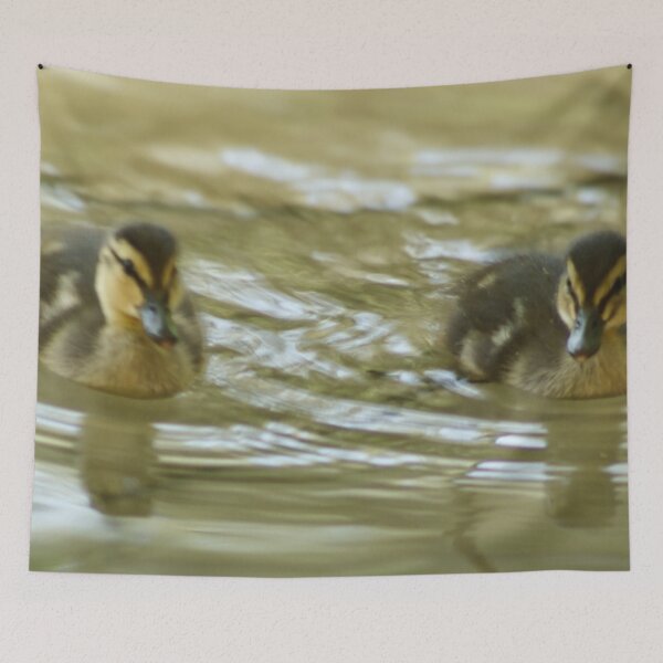 Item preview, Ducklings Swimming in Pond designed and sold by WilesNailsPower.