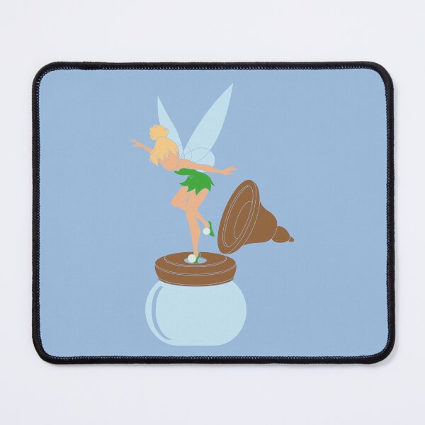 Item preview, Minimalist Tinker Bell Fairy Inkwell Illustration designed and sold by LudmylArt.
