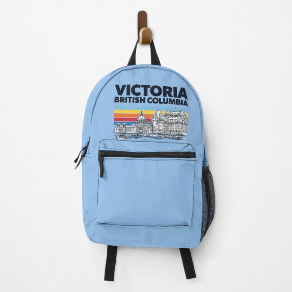 Item preview, Victoria Canada Minimalist Skyline Retro Colors designed and sold by HowToCanadian.