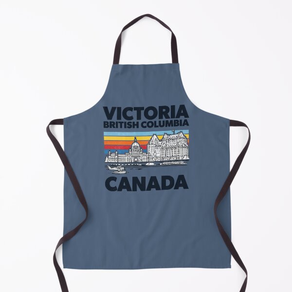Item preview, Victoria Canada Minimalist Skyline Retro Colors designed and sold by HowToCanadian.
