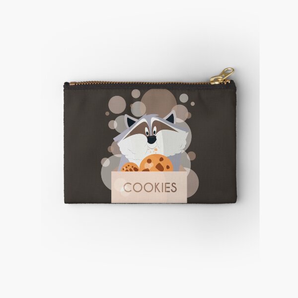 Item preview, Meeko Raccoon Eating Biscuit Circle Frame Illustration designed and sold by LudmylArt.