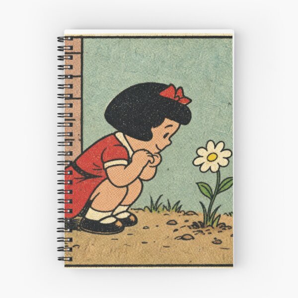 Item preview, Retro comic girl with flower designed and sold by Mauswohn.
