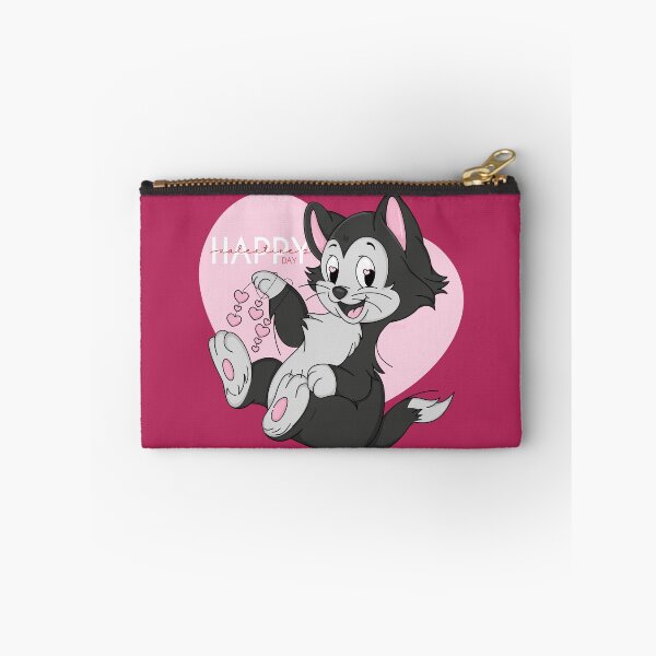 Item preview, Cute Black Cat Figaro Heart Valentine Illustration designed and sold by LudmylArt.