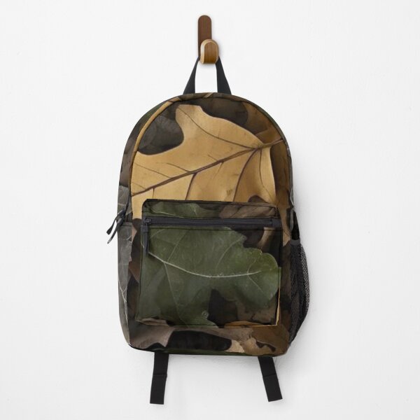 Item preview, Muted Autumn Oak Leaves Pattern Dark Moody Fall Foliage Art designed and sold by LYAN-STORE.